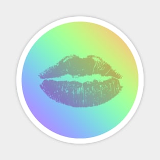 Rainbow Lipstick Magnet